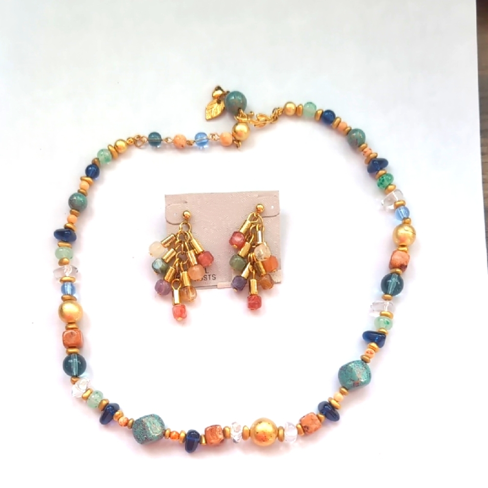 LC Lauren Conrad Colorful Beaded Necklace Set